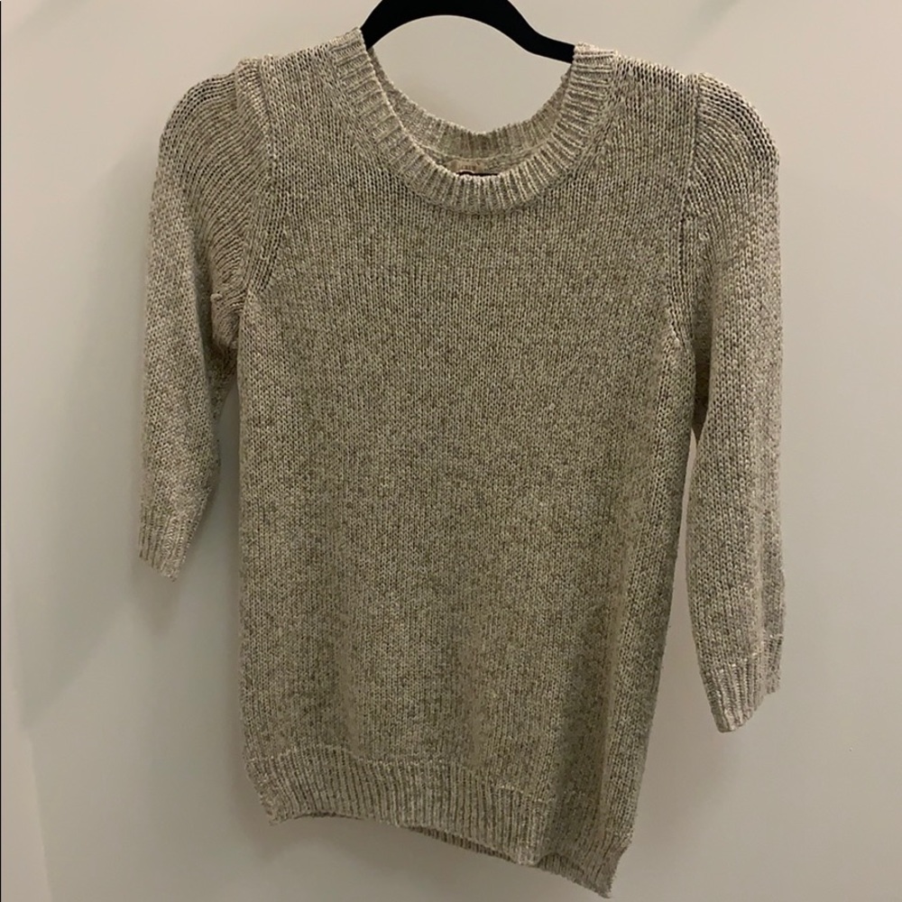 J Crew Cream Knit Sweater